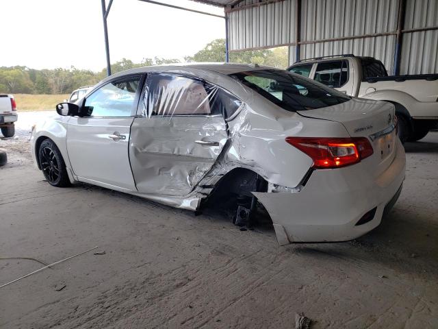 3N1AB7AP3HY321974 - 2017 NISSAN SENTRA S WHITE photo 2