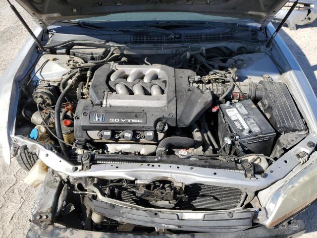 1HGCG2258YA021683 - 2000 HONDA ACCORD EX SILVER photo 11