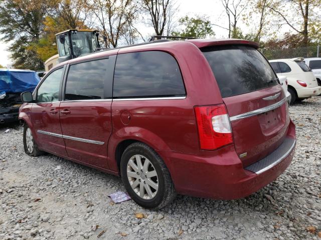 2C4RC1BG9ER317254 - 2014 CHRYSLER TOWN & COU TOURING RED photo 2