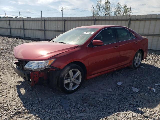 4T1BF1FK5CU617361 - 2012 TOYOTA CAMRY BASE RED photo 1