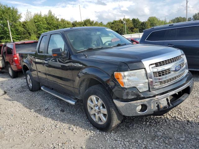 1FTEX1CM9EFA89965 - 2014 FORD F150 SUPER CAB BLACK photo 4