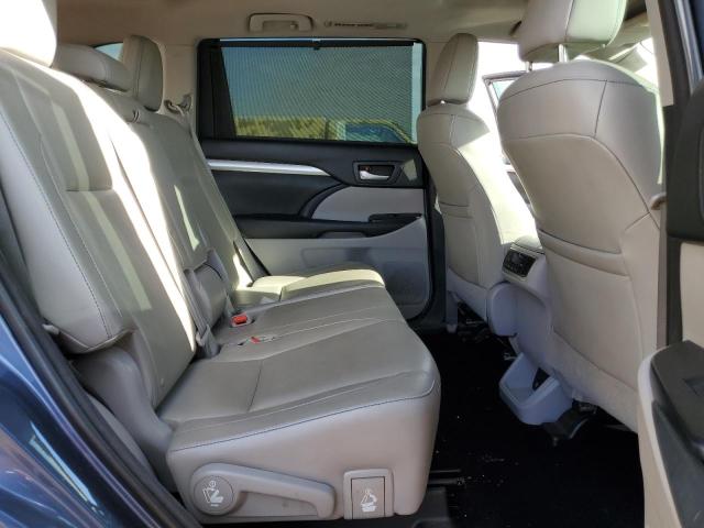 5TDKKRFH0FS077820 - 2015 TOYOTA HIGHLANDER XLE BLUE photo 10