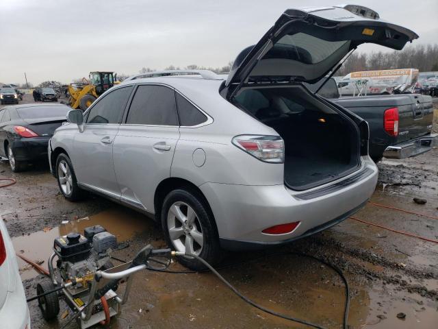 2T2BK1BA4AC059375 - 2010 LEXUS RX 350 SILVER photo 2