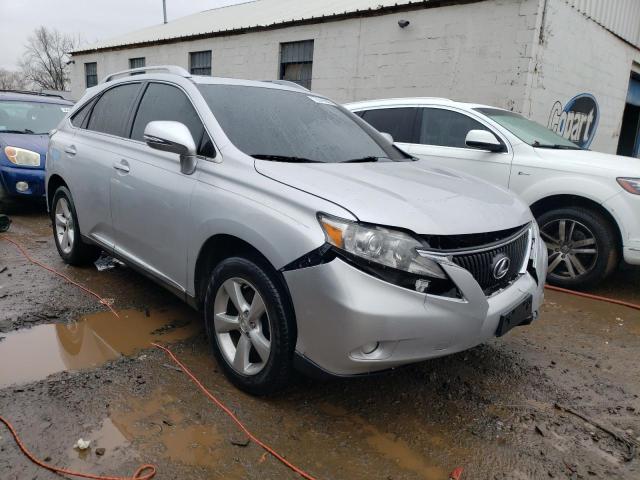 2T2BK1BA4AC059375 - 2010 LEXUS RX 350 SILVER photo 4