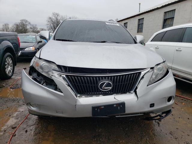 2T2BK1BA4AC059375 - 2010 LEXUS RX 350 SILVER photo 5