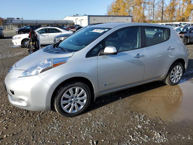 1N4AZ0CP1FC305894 - 2015 NISSAN LEAF S SILVER photo 1