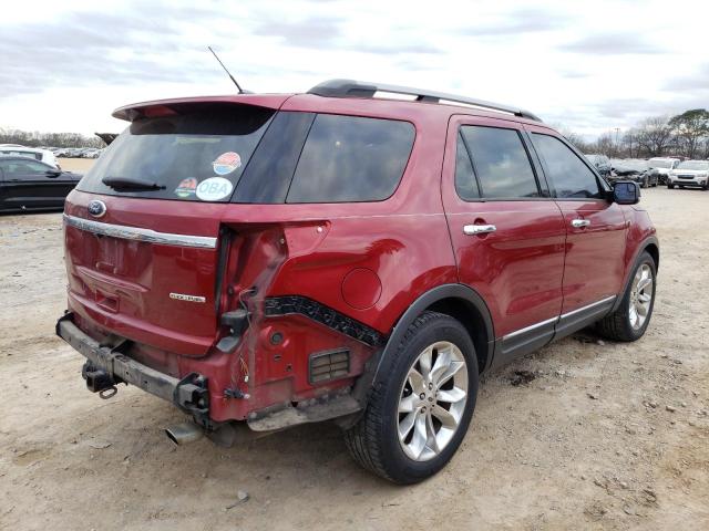 1FM5K7D85EGB88422 - 2014 FORD EXPLORER XLT BURGUNDY photo 3