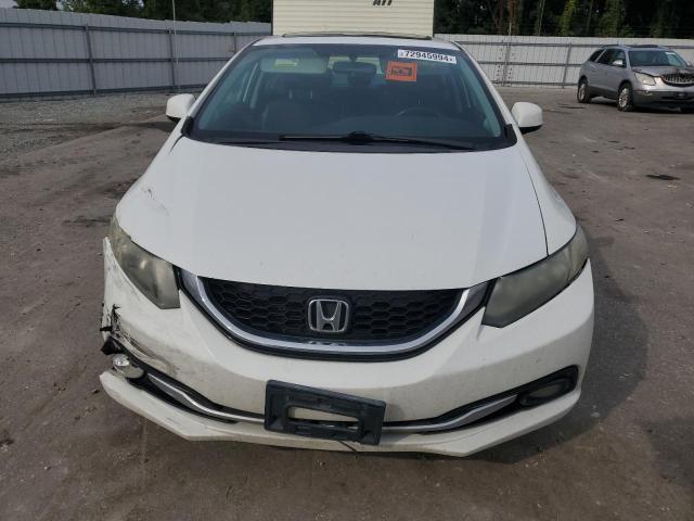 19XFB2F9XDE210625 - 2013 HONDA CIVIC EXL 白色 照片 5