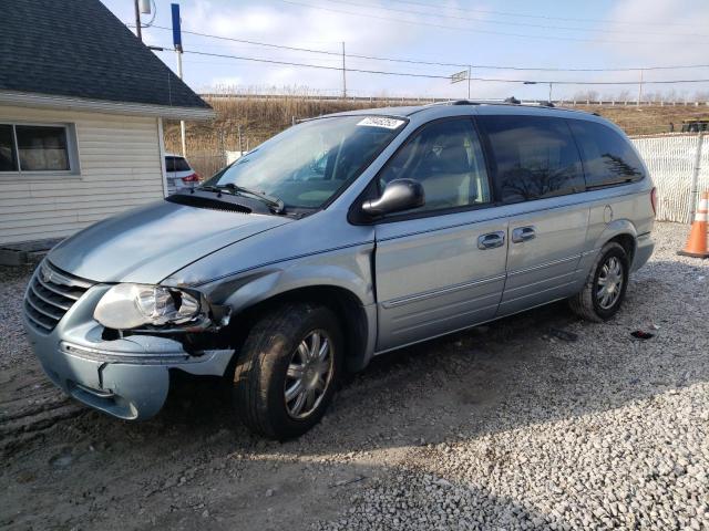 2C8GP64LX5R532403 - 2005 CHRYSLER TOWN & COU LIMITED BLUE photo 1