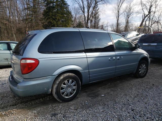 2C8GP64LX5R532403 - 2005 CHRYSLER TOWN & COU LIMITED BLUE photo 3