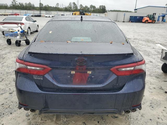 4T1K61AK3MU425719 - 2021 TOYOTA CAMRY XSE BLUE photo 6