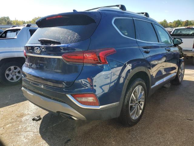 5NMS33AD2LH290412 - 2020 HYUNDAI SANTA FE SEL BLUE photo 3