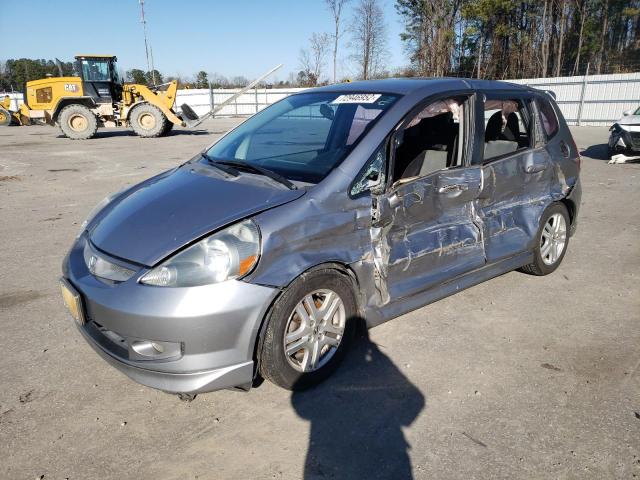 JHMGD38648S012373 - 2008 HONDA FIT SPORT SILVER photo 1