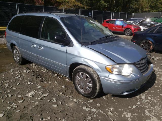 2A8GP64LX6R840831 - 2006 CHRYSLER TOWN & COU LIMITED BLUE photo 4