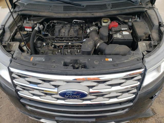 1FM5K8D88JGA13890 - 2018 FORD EXPLORER XLT CHARCOAL photo 12