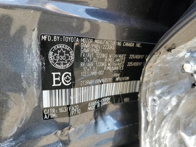 2T3RWRFV8PW169511 - 2023 TOYOTA RAV4 XLE GRAY photo 13