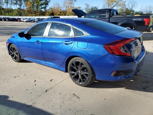 2HGFC2F84LH601052 - 2020 HONDA CIVIC SPORT BLUE photo 2