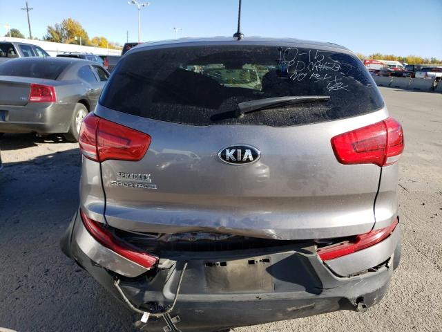 KNDPB3AC0E7629131 - 2014 KIA SPORTAGE BASE GRAY photo 6