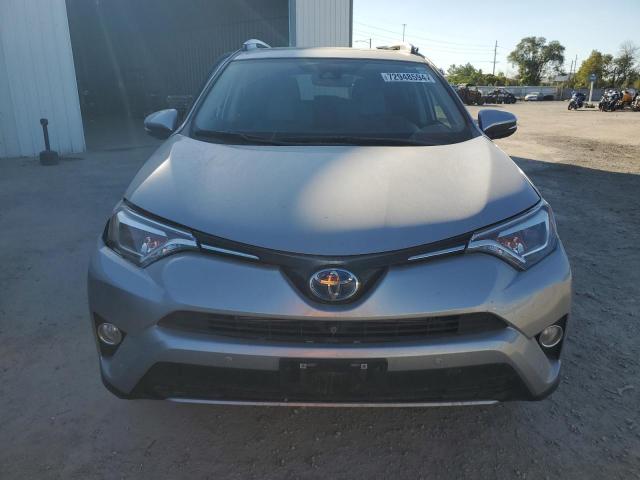 JTMDJREV9HD134257 - 2017 TOYOTA RAV4 HV LIMITED GRAY photo 5