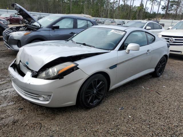 KMHHM66D08U283875 - 2008 HYUNDAI TIBURON GS SILVER photo 1