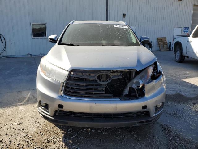 5TDJKRFH4FS161750 - 2015 TOYOTA HIGHLANDER XLE GRAY photo 5
