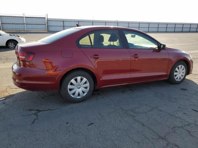 3VW267AJXGM387927 - 2016 VOLKSWAGEN JETTA S RED photo 3