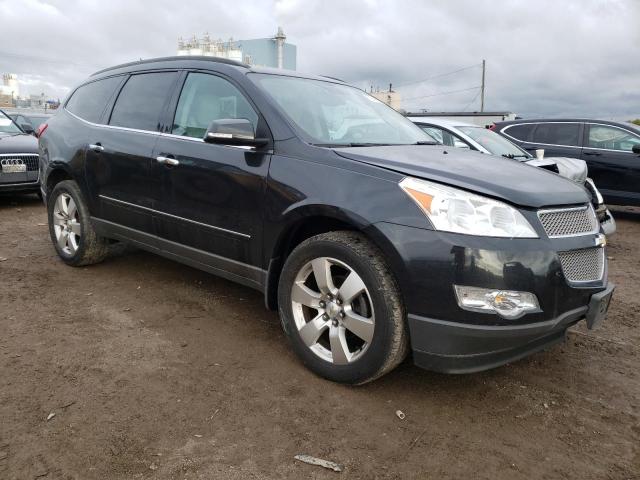 1GNLRHED8AJ257455 - 2010 CHEVROLET TRAVERSE LTZ BLACK photo 4