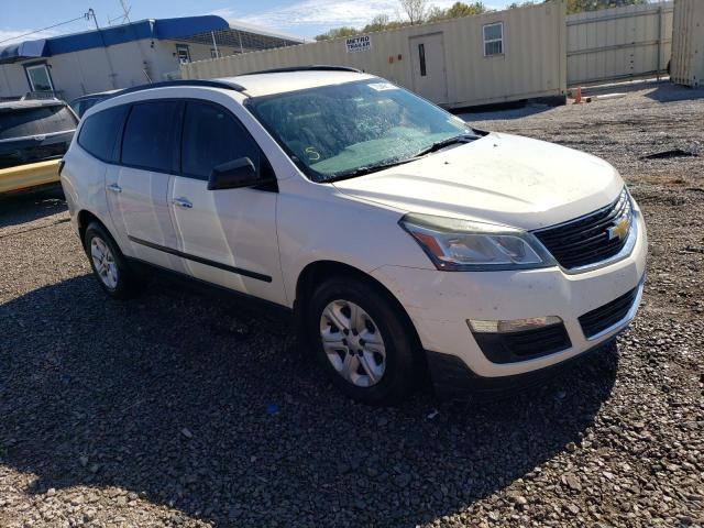 1GNKRFKD1EJ122747 - 2014 CHEVROLET TRAVERSE LS WHITE photo 4