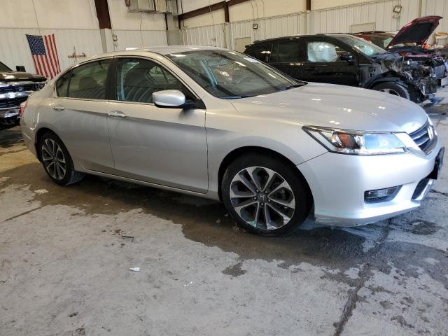 1HGCR2F58FA123650 - 2015 HONDA ACCORD SPORT SILVER photo 4