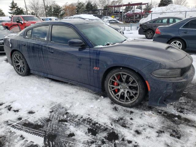 2C3CDXEJ7GH340672 - 2016 DODGE CHARGER SRT 392 BLUE photo 4