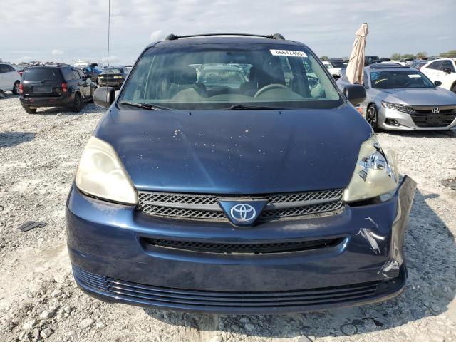 5TDZA23C04S122320 - 2004 TOYOTA SIENNA CE BLUE photo 5