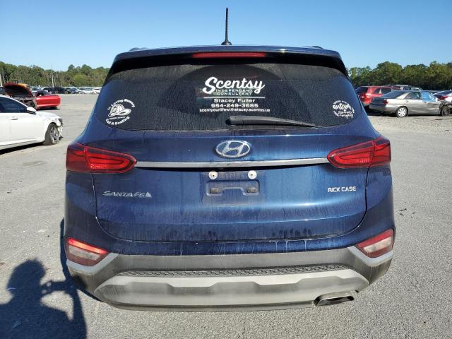 5NMS23AD3KH079768 - 2019 HYUNDAI SANTA FE SE BLUE photo 6