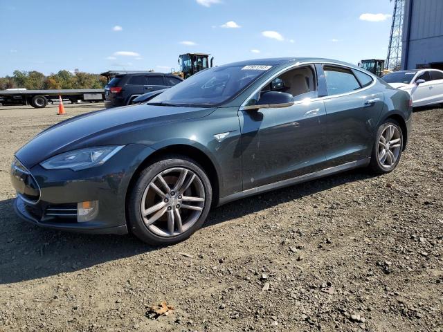 5YJSA1CN7DFP26190 - 2013 TESLA MODEL S Կանաչ լուսանկար 1