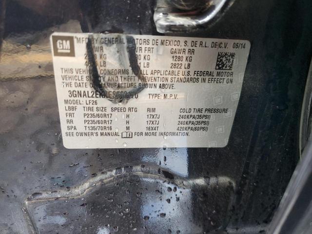 3GNAL2EKXFS502170 - 2015 CHEVROLET CAPTIVA LS BLUE photo 13