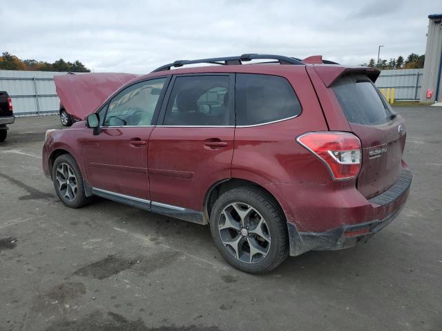 JF2SJGXC3GH410254 - 2016 SUBARU FORESTER 2.0XT TOURING MAROON photo 2