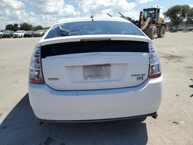 JTDKB20U983392763 - 2008 TOYOTA PRIUS WHITE photo 6