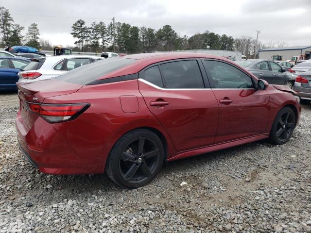 3N1AB8DV1MY321191 - 2021 NISSAN SENTRA SR RED photo 3