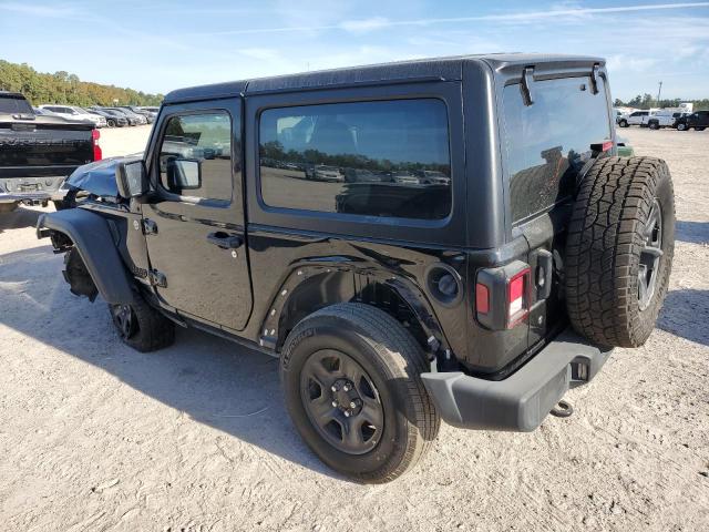 1C4GJXAN0MW773603 - 2021 JEEP WRANGLER SPORT BLACK photo 2