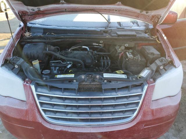 2A8HR54199R589540 - 2009 CHRYSLER TOWN & COU TOURING წითელი ფოტო 12
