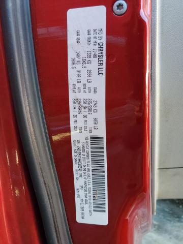 2A8HR54199R589540 - 2009 CHRYSLER TOWN & COU TOURING RED photo 13