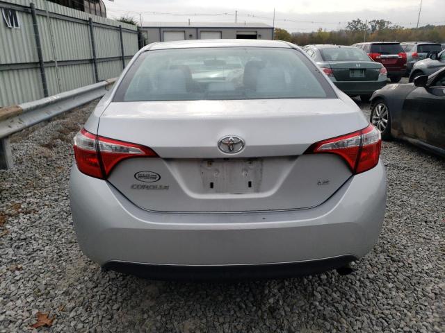 2T1BURHE0EC065736 - 2014 TOYOTA COROLLA L SILVER photo 6