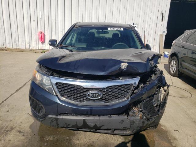 5XYKTCA66DG353542 - 2013 KIA SORENTO LX BLACK photo 5