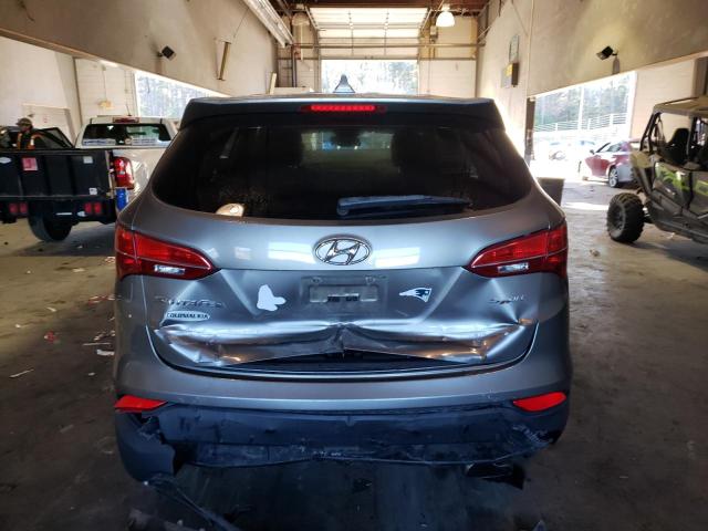 5XYZT3LB7DG081804 - 2013 HYUNDAI SANTA FE S GRAY photo 6