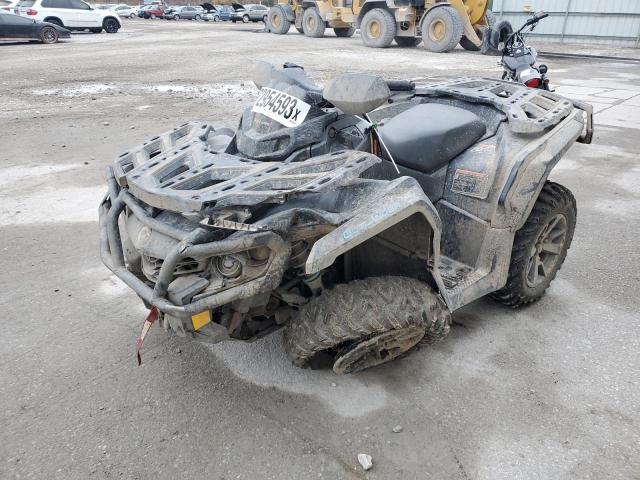 3JBLKAU27LJ001855 - 2020 CAN-AM OUTLANDER XT 850 GRAY photo 2