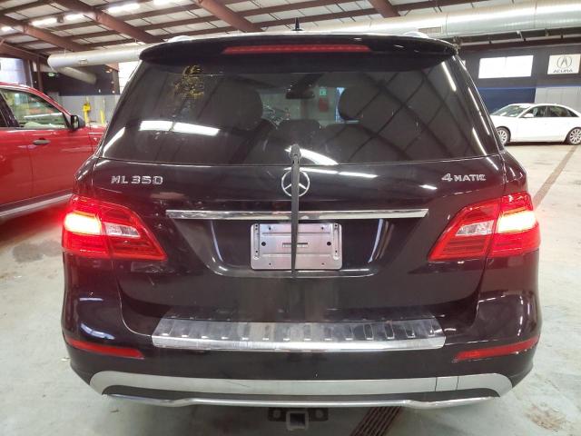 4JGDA5HB1FA440776 - 2015 MERCEDES-BENZ ML 350 4MATIC BLACK photo 6