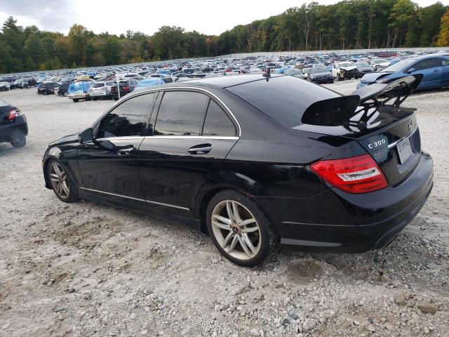WDDGF8AB8DG054516 - 2013 MERCEDES-BENZ C 300 4MATIC BLACK photo 2