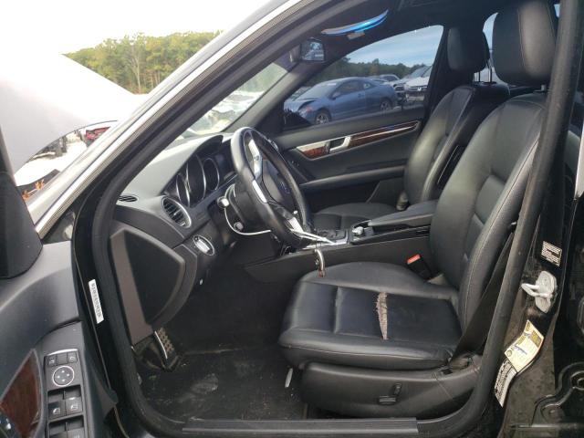 WDDGF8AB8DG054516 - 2013 MERCEDES-BENZ C 300 4MATIC BLACK photo 7