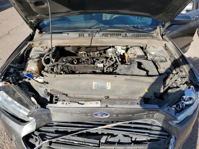 1FA6P0G72E5403101 - 2014 FORD FUSION S GRAY photo 11