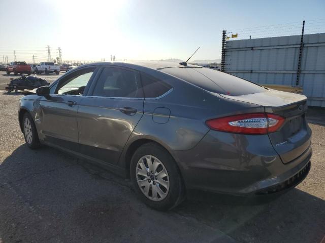 1FA6P0G72E5403101 - 2014 FORD FUSION S GRAY photo 2