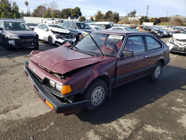 JHMAD5338EC077568 - 1984 HONDA ACCORD 1800 LX MAROON photo 1